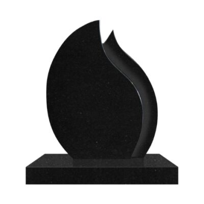 Double Teardrop Plate with Plain Base