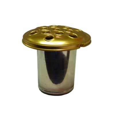 Gold Steel Flower Holder