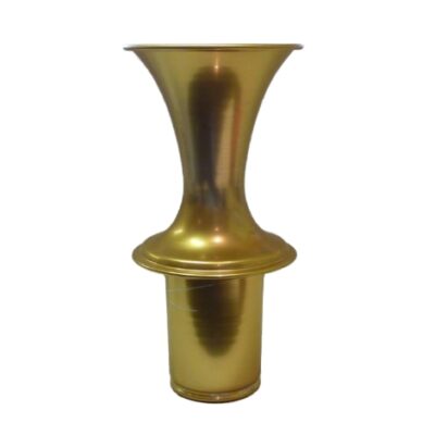 Gold Trumpet Flower Holder