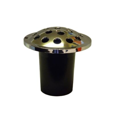 Silver Plastic Flower Vase